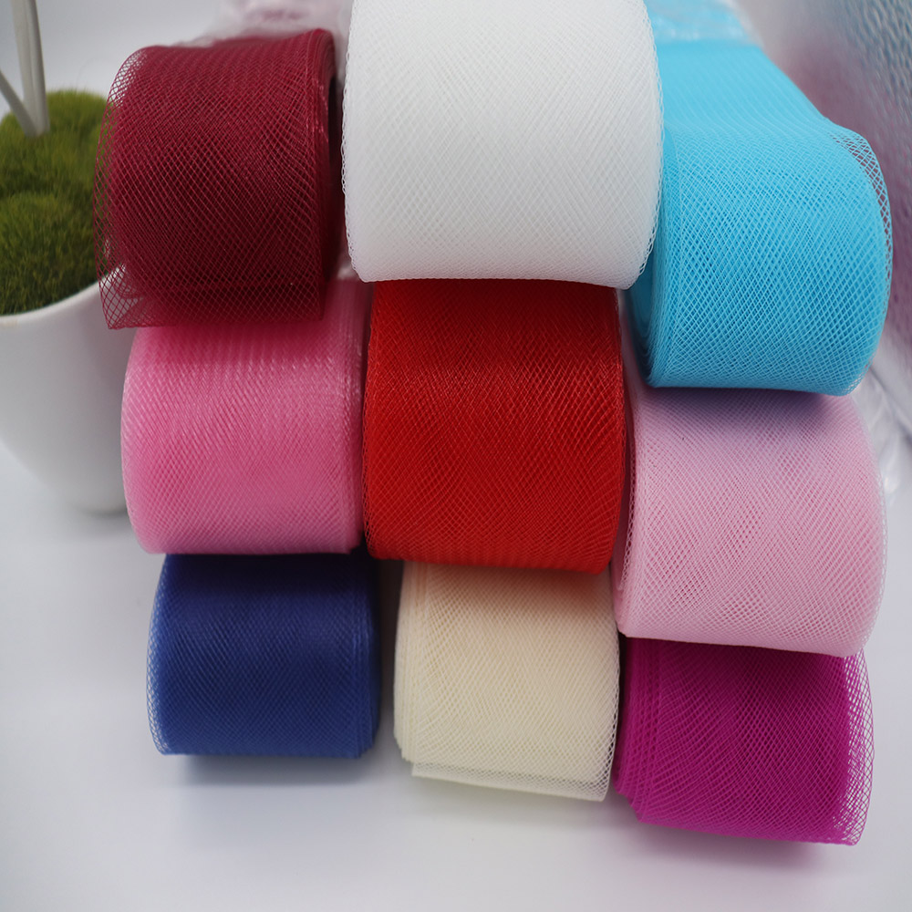 Sewing Art - Soft Polyester Mesh Ribbon Flat Plain