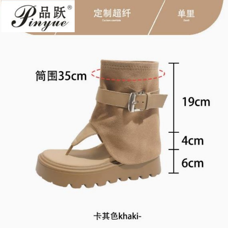 Sewing V - 10cm high-heeled women's shoes wedge sandals