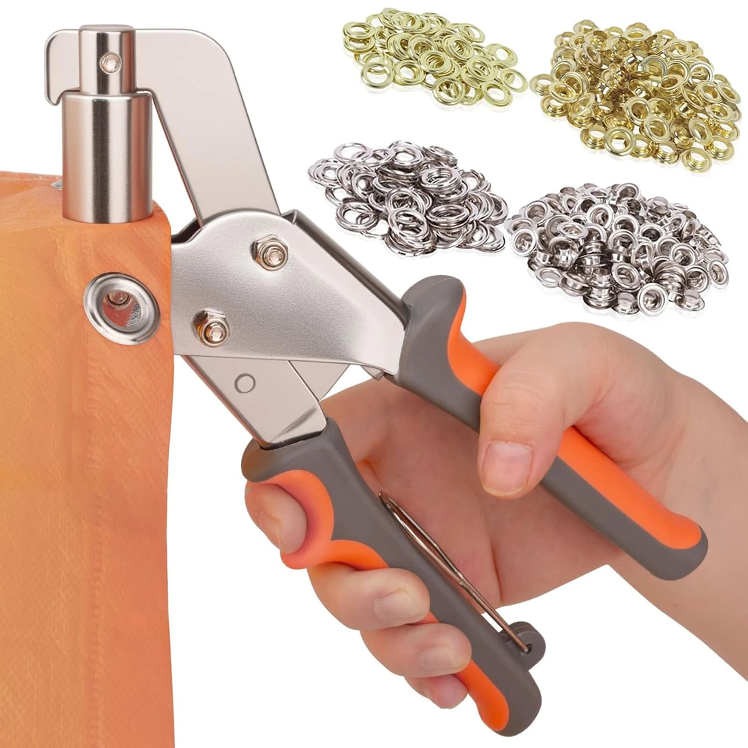 Snap Button Plier - Metal Handheld Hole Punch Eyelet Installation