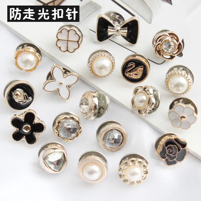 Button Hole Cutter - 10Pcs Free Sewing Pearl Rhinestone Button
