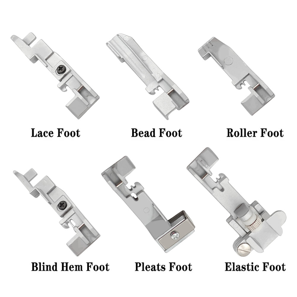 6Pcs/Set Presser Foot For Sing - đánh giá và giá Sewing Gathering