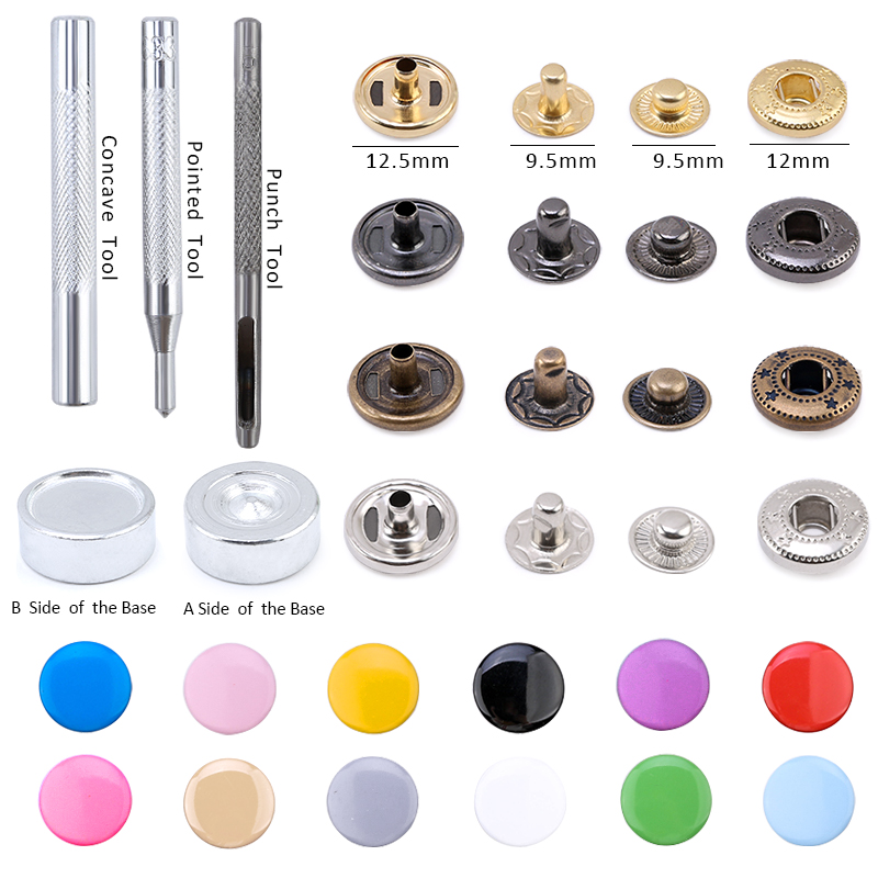 Da Snap Nút Khóa Kim Loại Khóa - đánh giá và giá Button Hole Cutter