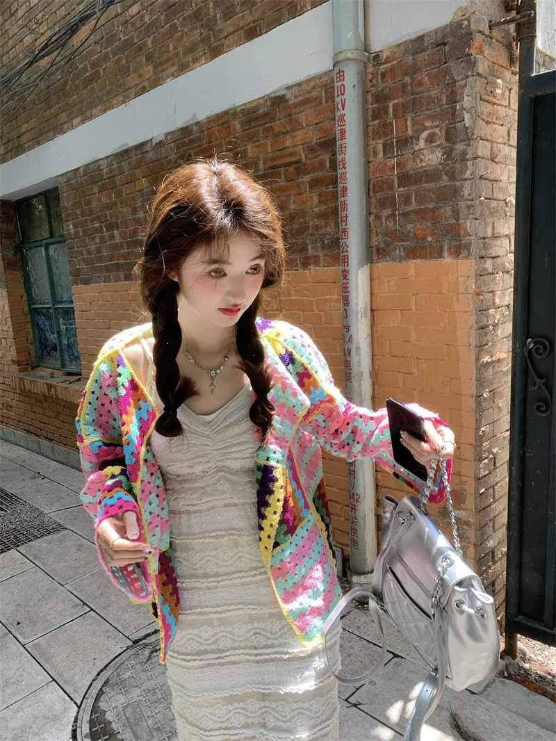 2025 Colorful Crochet Knit Hol - đánh giá và giá Sewing V