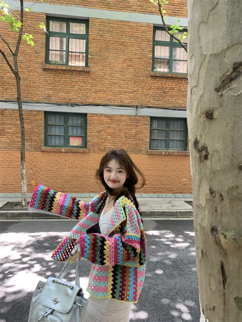 2025 Colorful Crochet Knit Hol - đánh giá và giá Sewing V