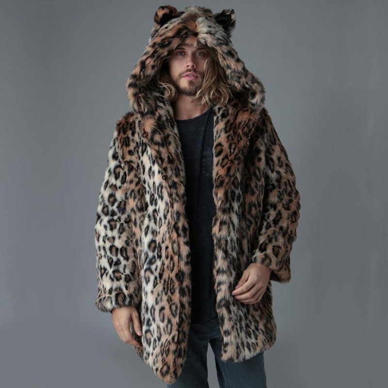 Men Faux Fur Jacket Winter Coa - đánh giá và giá Sewing V