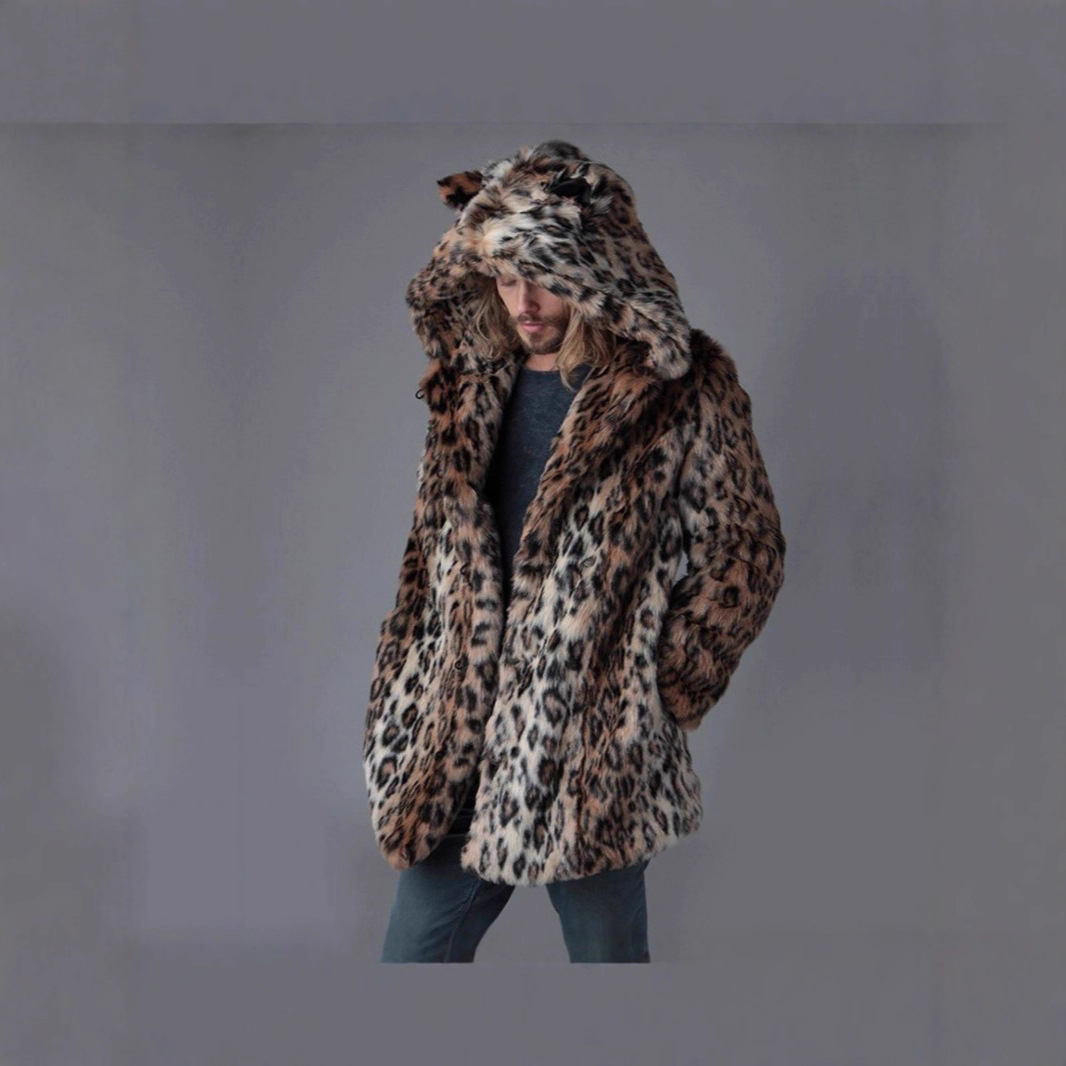 Men Faux Fur Jacket Winter Coa - đánh giá và giá Sewing V