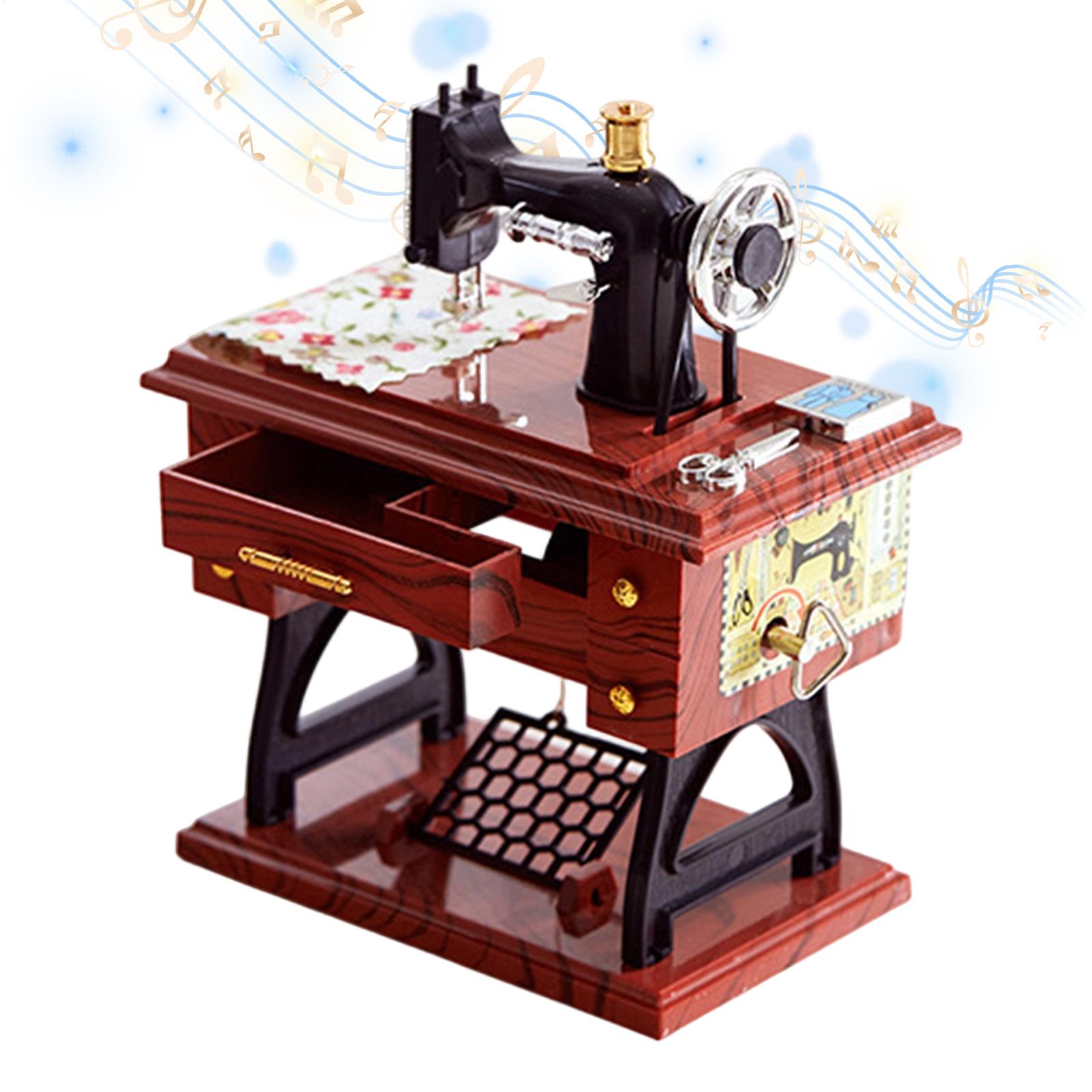 Sewing Machine Mini Music Box  - đánh giá và giá Sewing Gathering