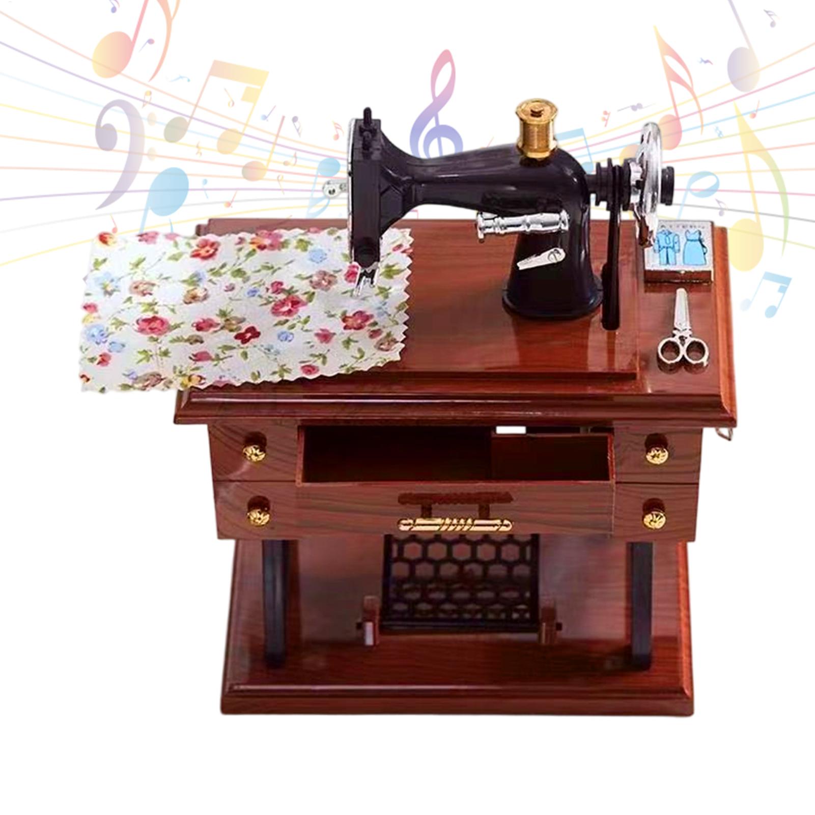Sewing Machine Mini Music Box  - đánh giá và giá Sewing Gathering