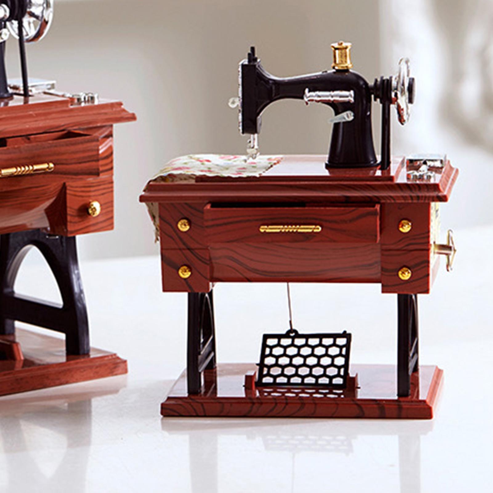 Sewing Machine Mini Music Box  - đánh giá và giá Sewing Gathering